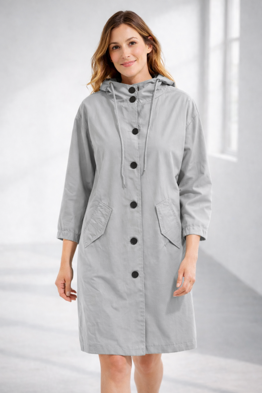 Mid-Length Casual Hooded Jacket | ventumra