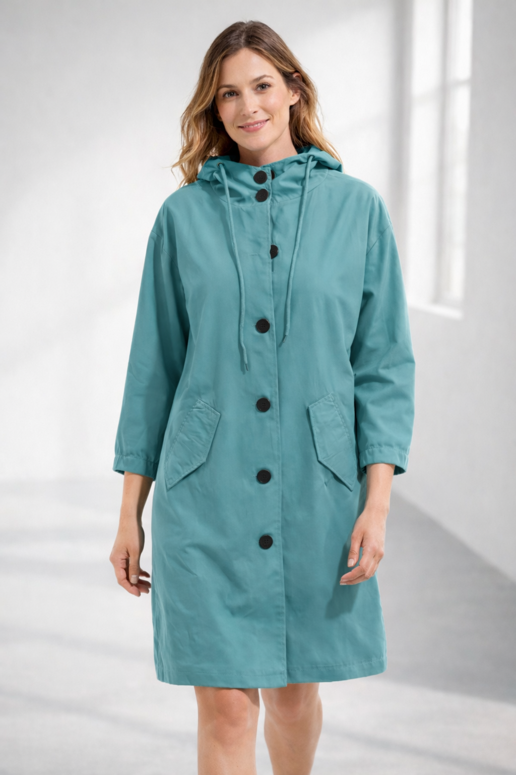Mid-Length Casual Hooded Jacket | ventumra