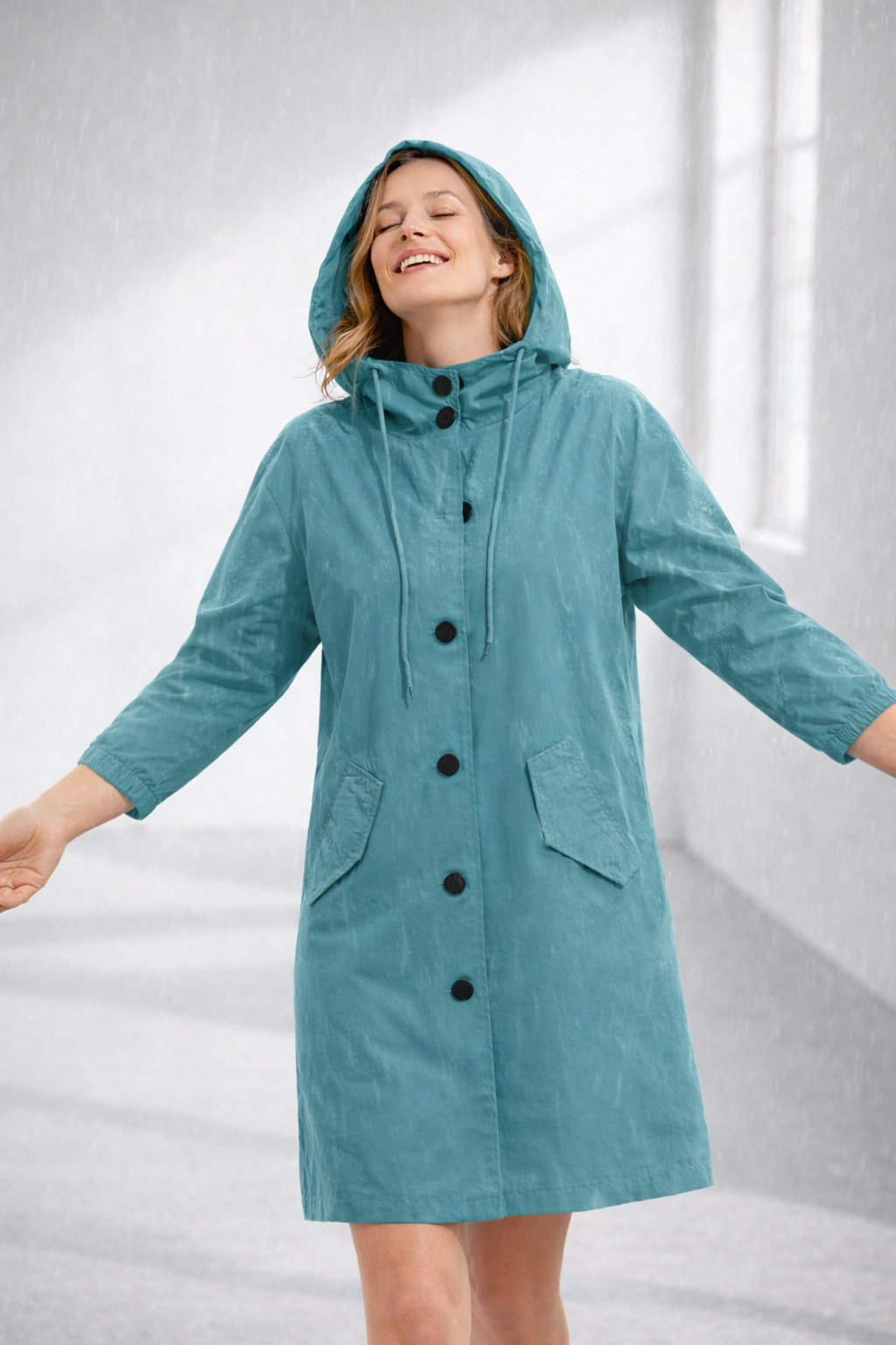Mid-Length Casual Hooded Jacket | ventumra