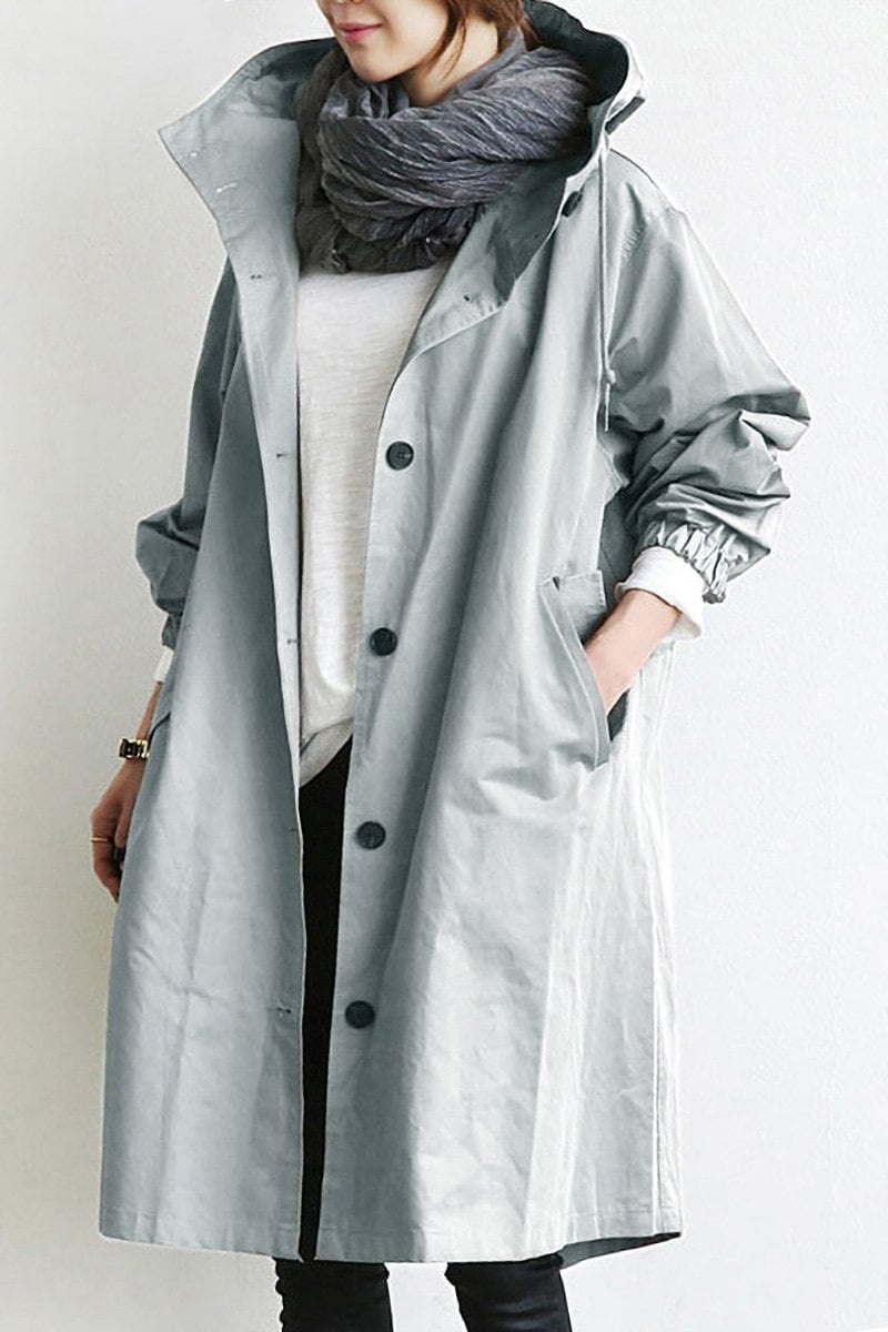 Mid-Length Casual Hooded Jacket | ventumra