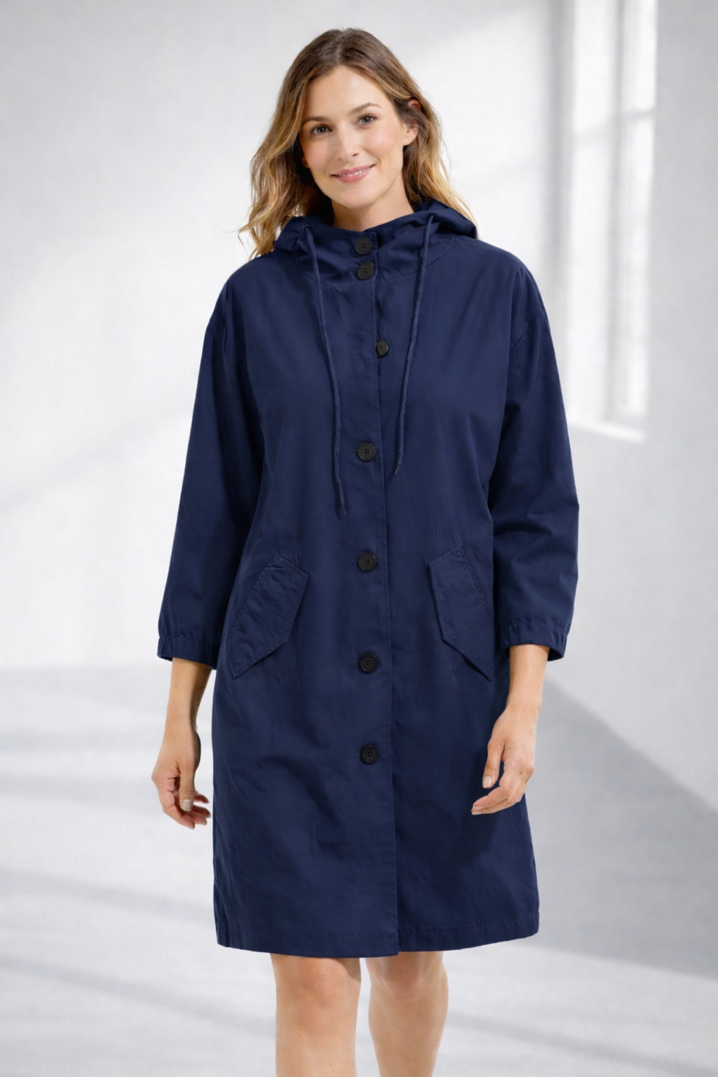 Mid-Length Casual Hooded Jacket | ventumra