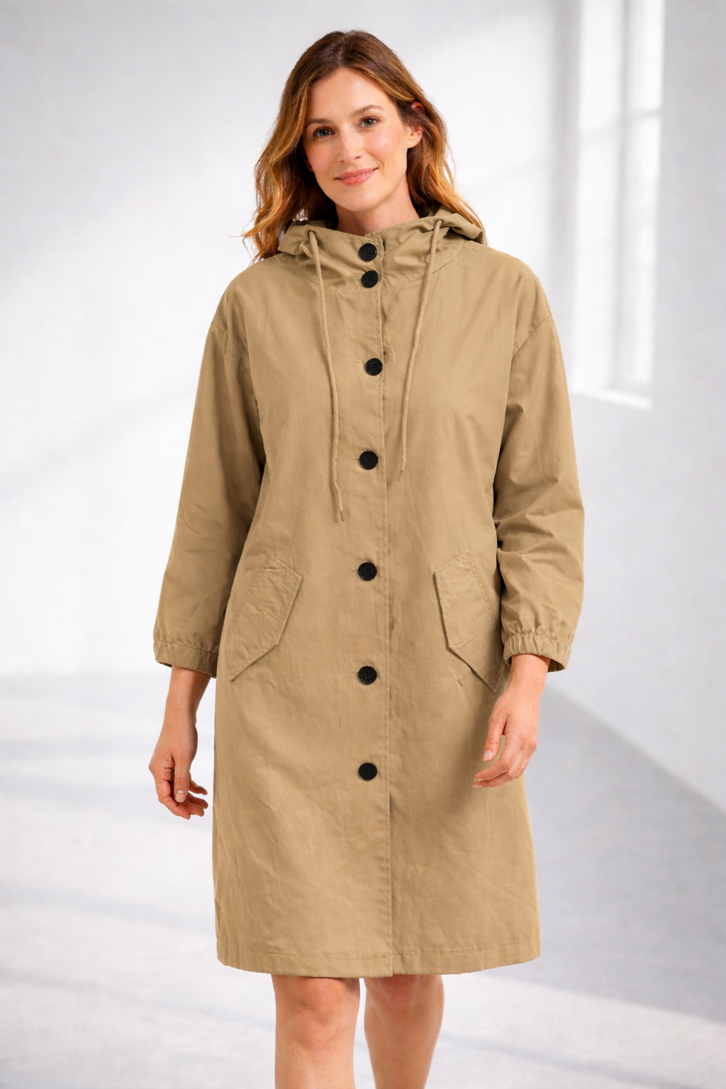 Mid-Length Casual Hooded Jacket | ventumra