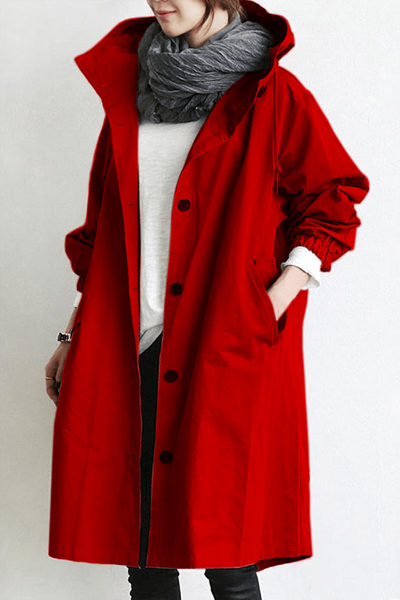 Mid-Length Casual Hooded Jacket | ventumra