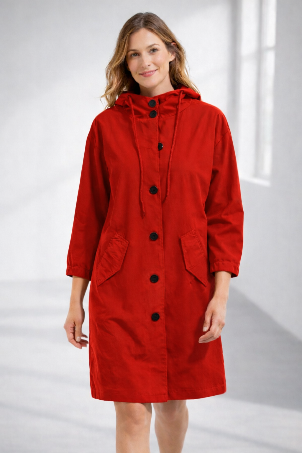 Mid-Length Casual Hooded Jacket | ventumra