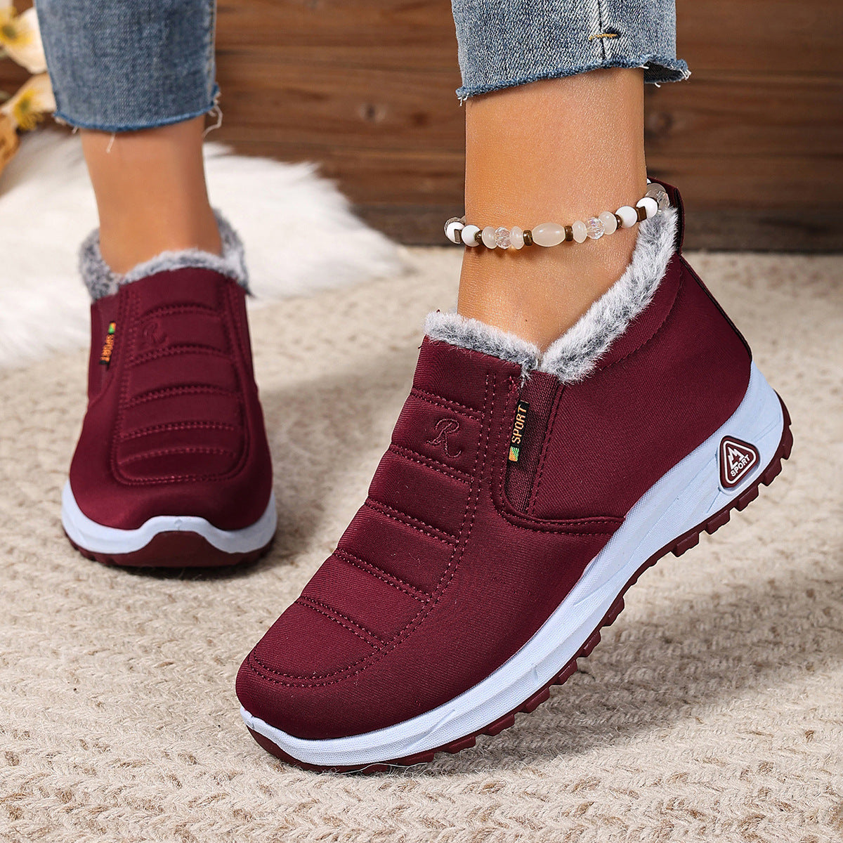 Cozy Warm Winter Slip-Ons | ventumra