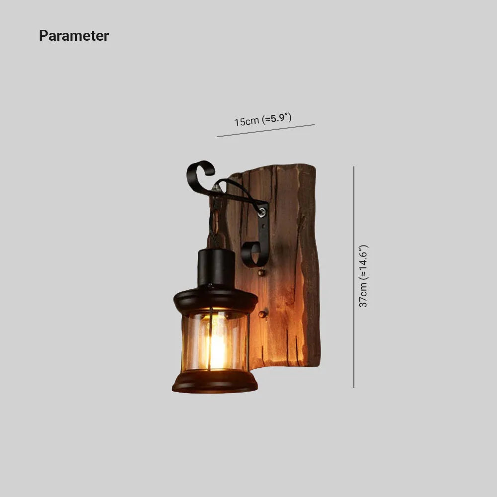 Austin Vintage Lantern Metal Classic Industrial Wall Lamp | ventumra