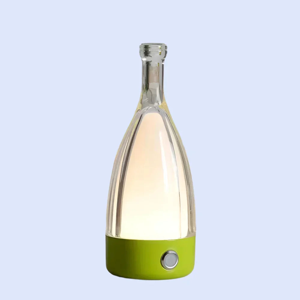 LumaBottle Rechargeable Wine Bottle Lamp With Warm Glow