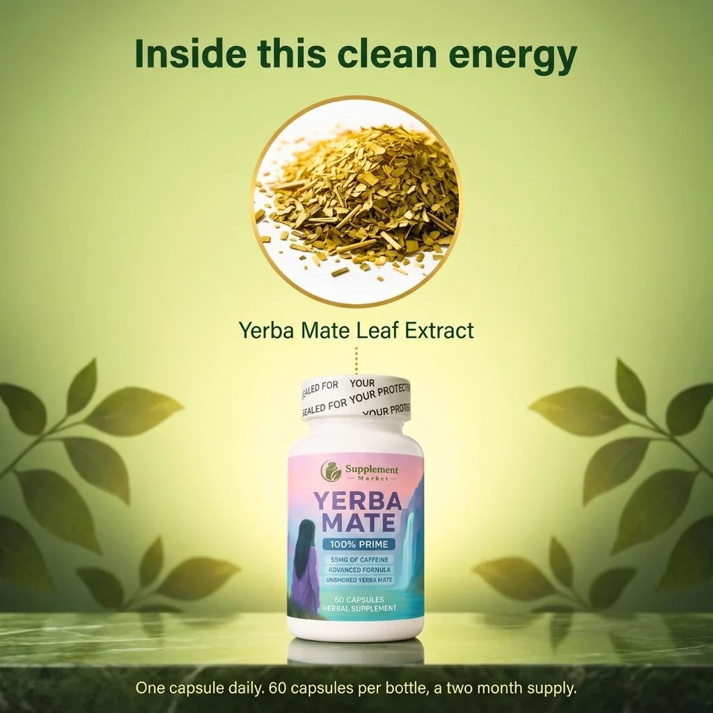 Capsule di yerba mate: energia costante e concentrazione senza nervosismo