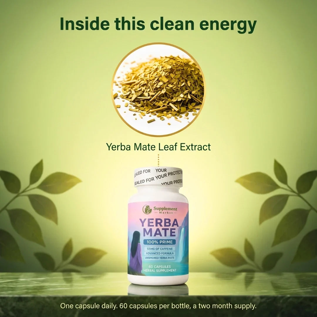 Capsule di yerba mate: energia costante e concentrazione senza nervosismo