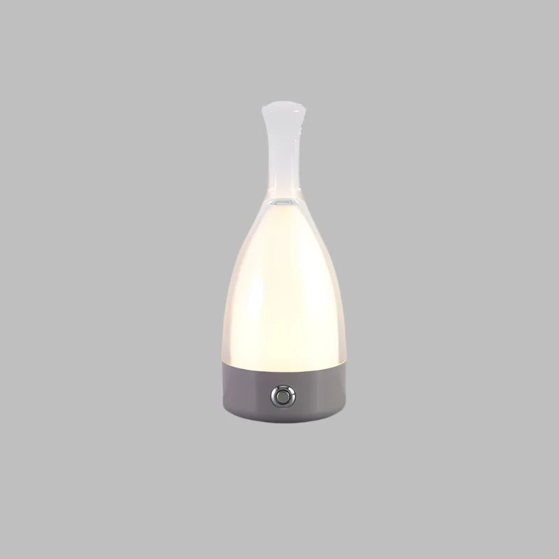 LumaBottle Rechargeable Wine Bottle Lamp With Warm Glow